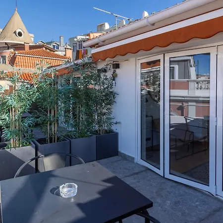 Appartement 1bdr With Terrace And View By Lovelystay Lissabon